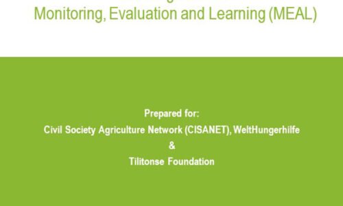 Training Manual Monitoring, Evaluation and Learning (MEAL) Audio